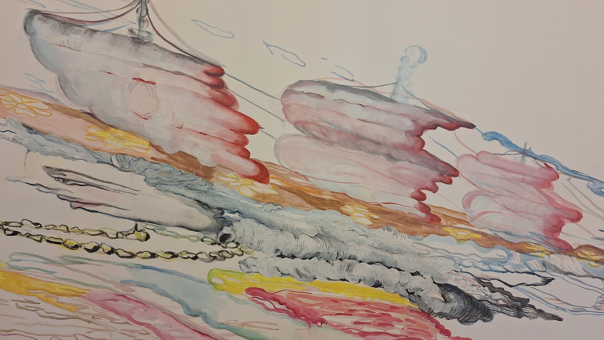 Abstracte lijnen kleur